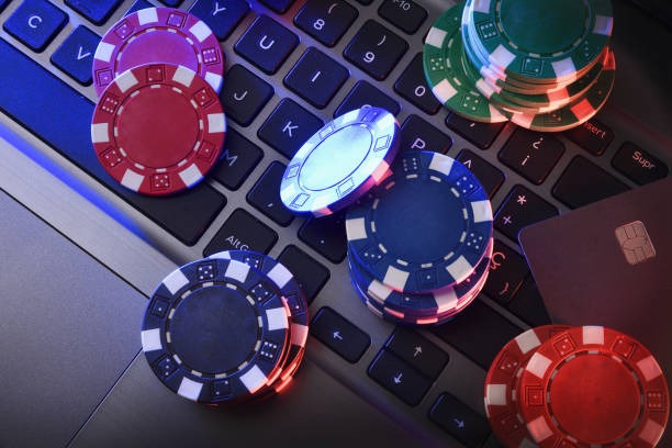 Live-dealer table interface showing real-time card dealing and player betting buttons